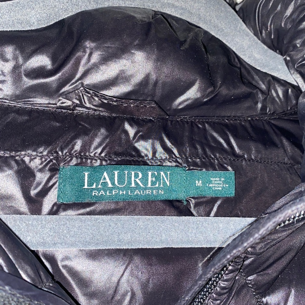 Black Ralph Lauren puffer jacket - Picture 2 of 2